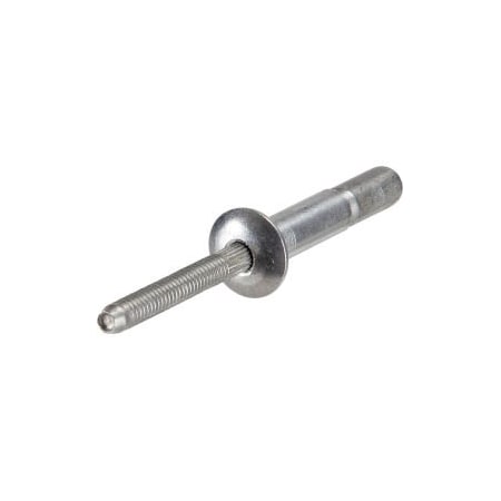 Titan Fasteners Pop Monobolt Blind Rivet - 1/4 - Dome Head - .350 - .625 Grip Range - Aluminum/Aluminum - Pkg of 100 AFKAD8625UGX